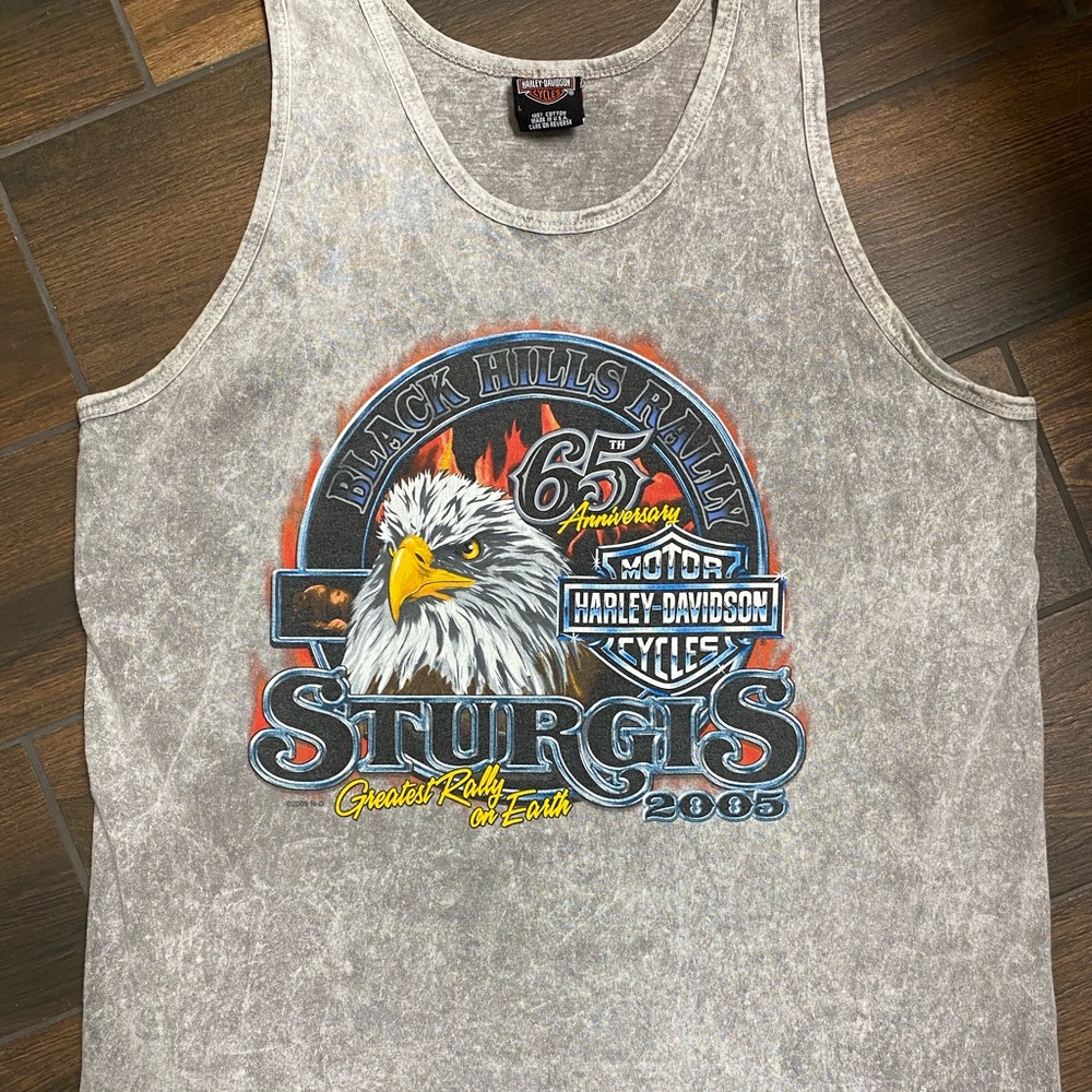 Vintage Harley Davidson tank
